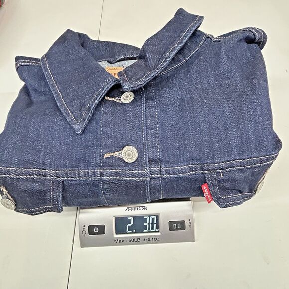 Levi’s Women’s Blue Denim Jean Jacket 3X Button Up Trucker Western Stretch - Picture 13 of 13